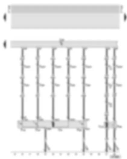 Wiring Diagram  AUDI A6 2002 - Tailgate lock cylinder switch - release button for tailgate lock cylinder
