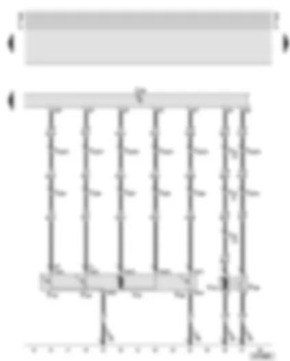 Wiring Diagram  AUDI A6 2000 - Tailgate lock cylinder switch - release button for tailgate lock cylinder
