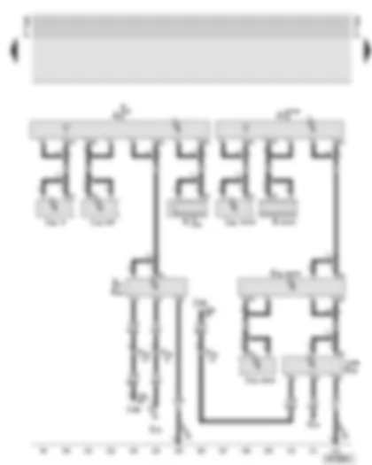 Wiring Diagram  AUDI A6 2002 - Aerials for radio - telephone/mobile phone - navigation system and radio-operated remote control for auxiliary heater