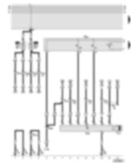 Wiring Diagram  AUDI A6 2000 - Fuses for electric windows - electric windows-front left