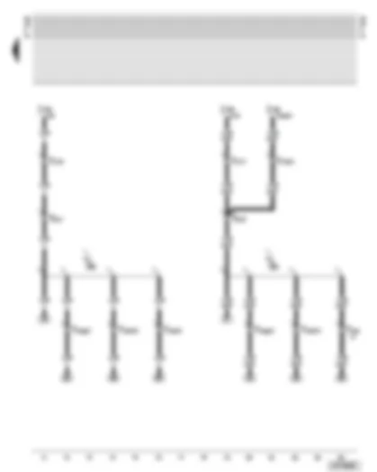 Wiring Diagram  AUDI A6 2001 - Connection (open) - connection (closed)