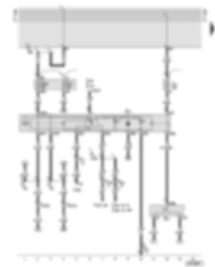 Wiring Diagram  AUDI A6 2001 - Turn signal switch - hazard warning light switch