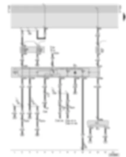 Wiring Diagram  AUDI A6 2001 - Hazard warning light switch - turn signal switch