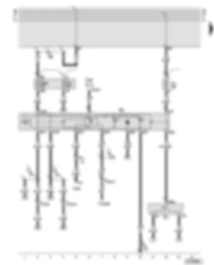 Wiring Diagram  AUDI A6 2005 - Hazard warning light switch - turn signal switch