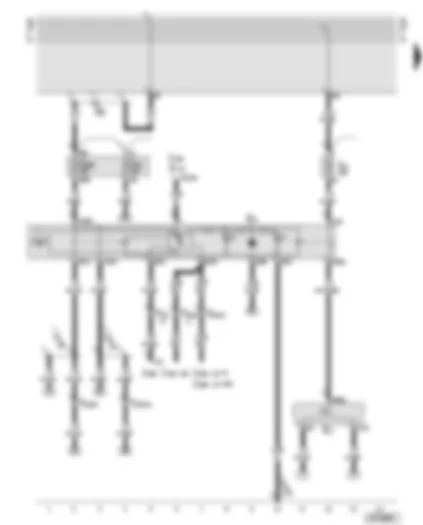 Wiring Diagram  AUDI A6 2000 - Hazard warning light switch - turn signal switch
