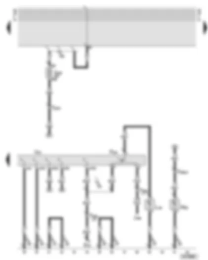 Wiring Diagram  AUDI A6 2001 - Trailer socket - rear left fog light bulb - high level brake light bulb