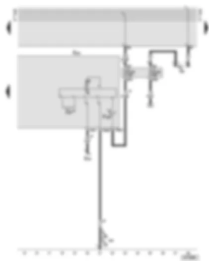 Wiring Diagram  AUDI A6 2001 - Operating unit in steering wheel - airbag igniter - driver