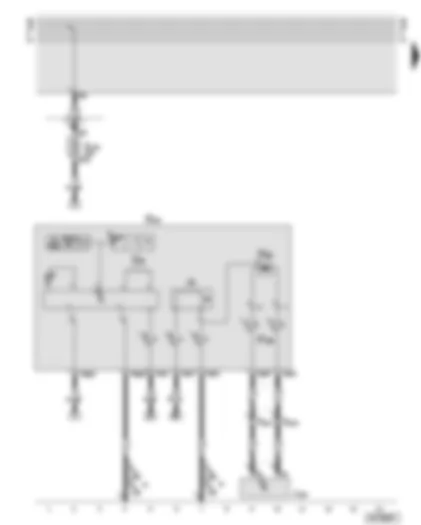 Wiring Diagram  AUDI A6 2001 - Operating unit in steering wheel