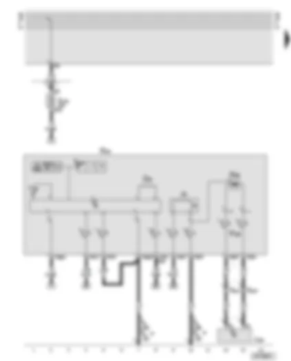Wiring Diagram  AUDI A6 2005 - Operating unit in steering wheel