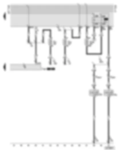Wiring Diagram  AUDI A6 2001 - Multi-function steering wheel control unit - dual tone horn relay - high tone horn - low tone horn