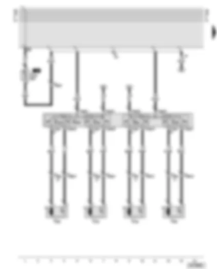 Wiring Diagram  AUDI A6 2000 - Electric seat adjustment without memory function - driver