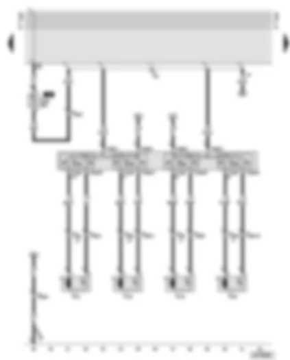 Wiring Diagram  AUDI A6 2000 - Electric seat adjustment without memory function - front passenger