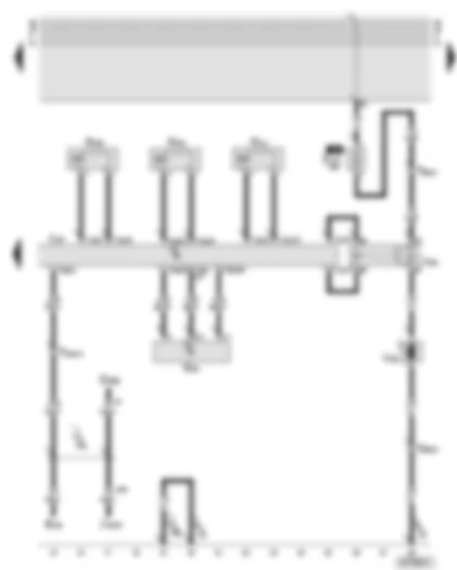 Wiring Diagram  AUDI A6 2001 - Self-levelling suspension control unit - relay for compressor self-levelling suspension - self-levelling sender