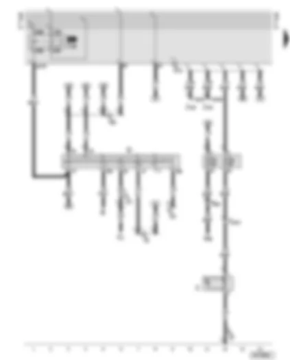 Wiring Diagram  AUDI A6 2001 - X contact relief relay - ignition/starter switch - number plate light