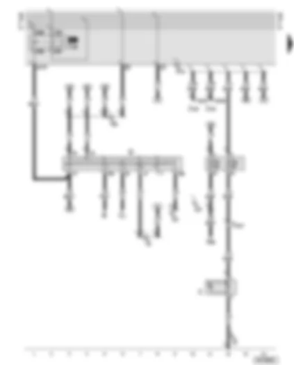 Wiring Diagram  AUDI A6 2000 - X contact relief relay - ignition/starter switch - number plate light