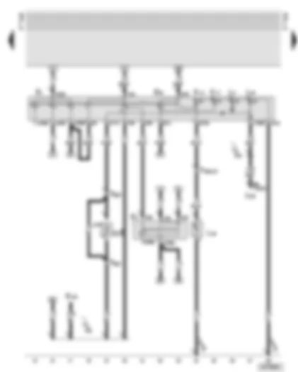 Wiring Diagram  AUDI A6 2001 - Lighting switch - front and rear fog light switch - headlight dipper/flasher switch