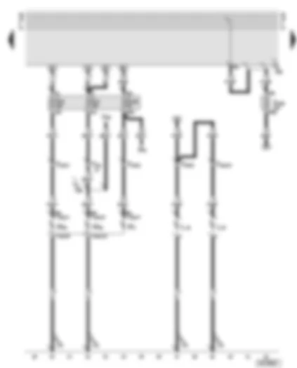 Wiring Diagram  AUDI A6 2001 - Left headlight - front fog lights