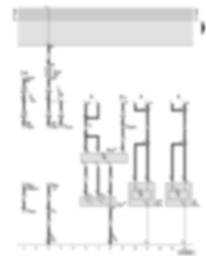 Wiring Diagram  AUDI A6 2002 - Provision for radio - voltage supply - aerial