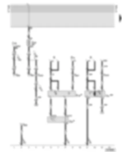 Wiring Diagram  AUDI A6 2000 - Provision for radio - voltage supply - aerial