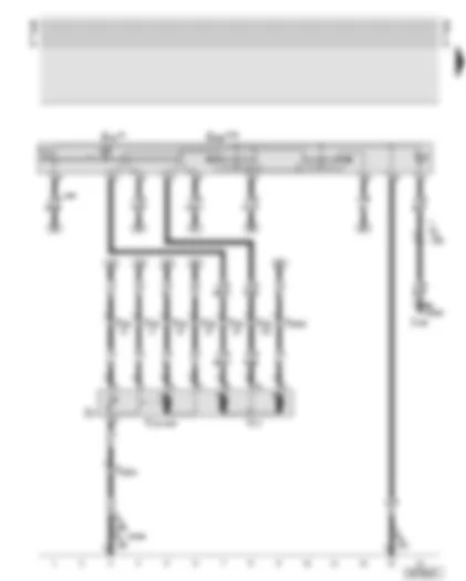 Wiring Diagram  AUDI A6 2002 - Mirror adjustment - driver