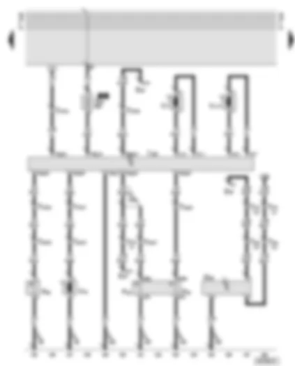Wiring Diagram  AUDI A6 2002 - Radiator fan control unit - radiator fan - radiator fan thermo-switches