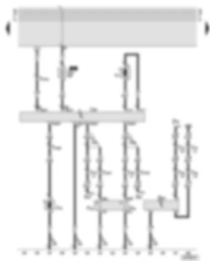 Wiring Diagram  AUDI A6 2002 - Radiator fan - radiator fan control unit - high pressure sender