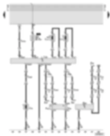 Wiring Diagram  AUDI A6 2003 - Radiator fan - radiator fan control unit - high pressure sender
