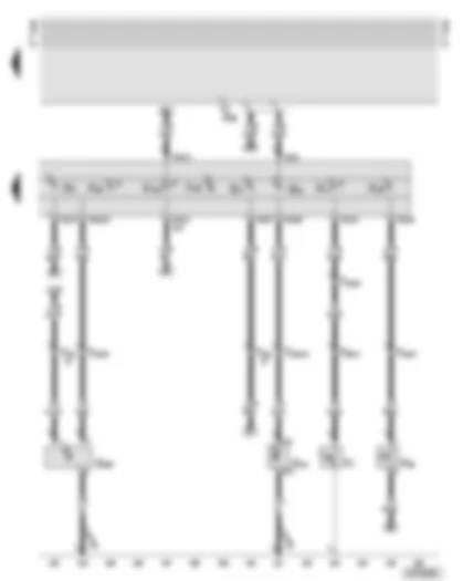Wiring Diagram  AUDI A6 2001 - Combi-processor - oil level thermo sender - oil pressure warning lamp
