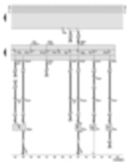 Wiring Diagram  AUDI A6 2001 - Combi-processor - oil level thermo sender - oil pressure warning lamp