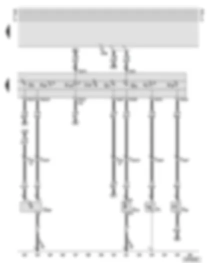 Wiring Diagram  AUDI A6 2000 - Combi-processor - oil level thermo sender - oil pressure warning lamp