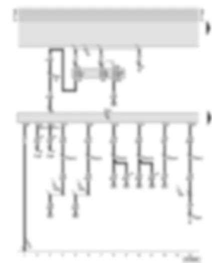 Wiring Diagram  AUDI A6 2000 - Automatic gearbox control unit - fuses