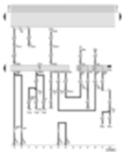 Wiring Diagram  AUDI A6 2004 - Automatic gearbox control unit - starter inhibitor and reversing light relay