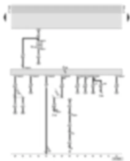 Wiring Diagram  AUDI A6 2001 - Tiptronic switch - selector lever lock solenoid