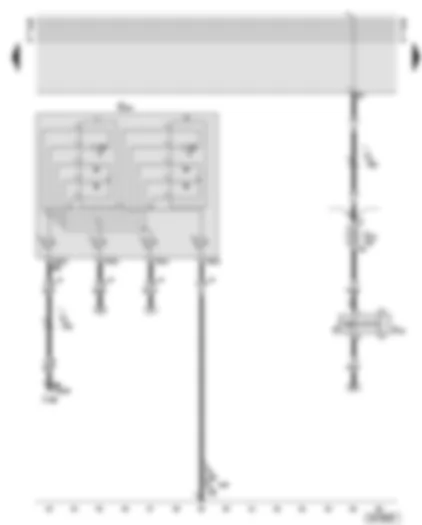 Wiring Diagram  AUDI A6 2002 - Operating unit in steering wheel - brake light switch