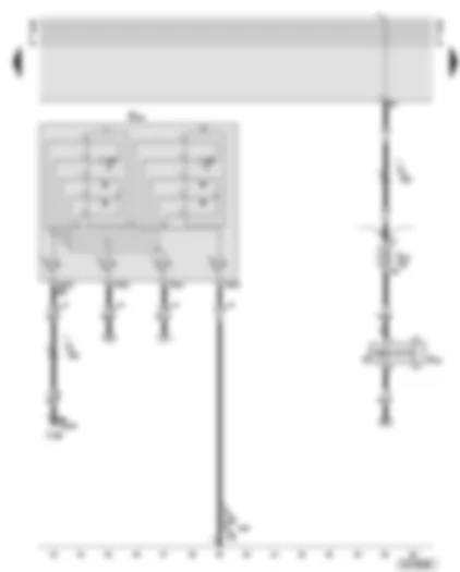 Wiring Diagram  AUDI A6 2003 - Operating unit in steering wheel - brake light switch