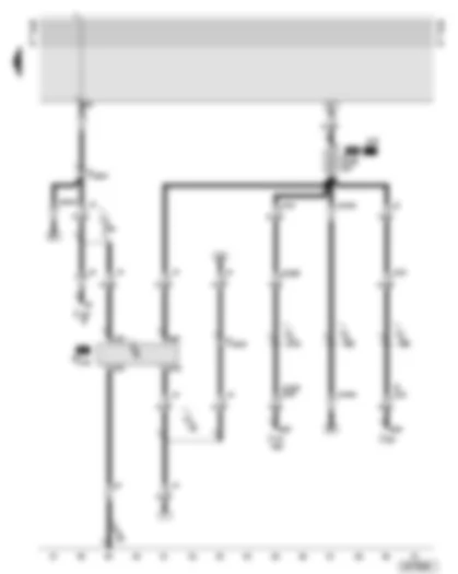 Wiring Diagram  AUDI A6 2002 - Ignition cut-off delay relay