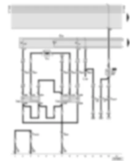 Wiring Diagram  AUDI A6 2005 - Electric windows - front left and front right