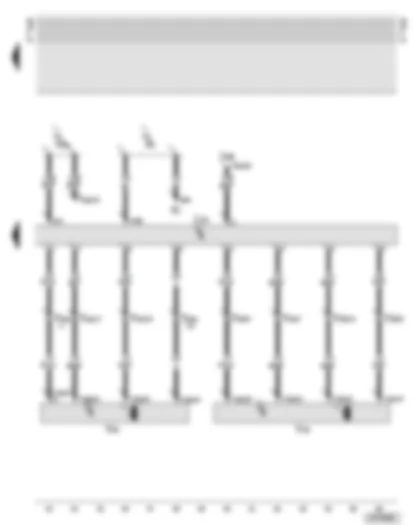 Wiring Diagram  AUDI A6 2002 - Automatic dynamic headlight range control: Headlight range control motor - left - headlight range control motor - right