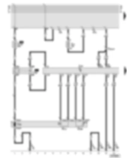 Wiring Diagram  AUDI A6 2000 - Self-levelling suspension control unit - self-levelling suspension compressor relay