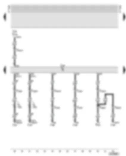 Wiring Diagram  AUDI A6 2000 - Adaptive suspension control unit - adaptive suspension warning lamp