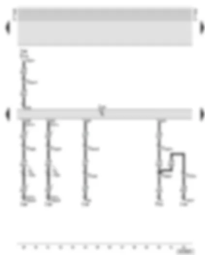 Wiring Diagram  AUDI A6 2002 - Self-levelling suspension control unit - self-levelling suspension warning lamp