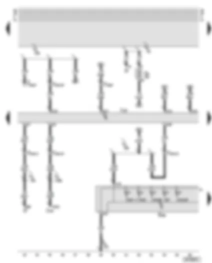 Wiring Diagram  AUDI A6 2000 - Adaptive suspension control unit - operating unit to control suspension height