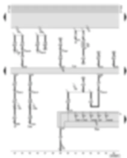 Wiring Diagram  AUDI A6 2002 - Self-levelling suspension control unit - operating unit to control suspension height