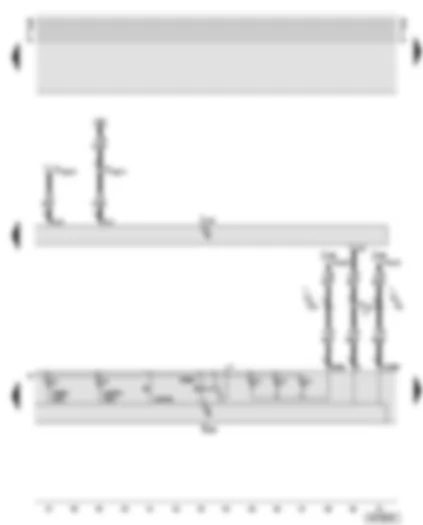 Wiring Diagram  AUDI A6 2002 - Self-levelling suspension control unit - operating unit to control suspension height