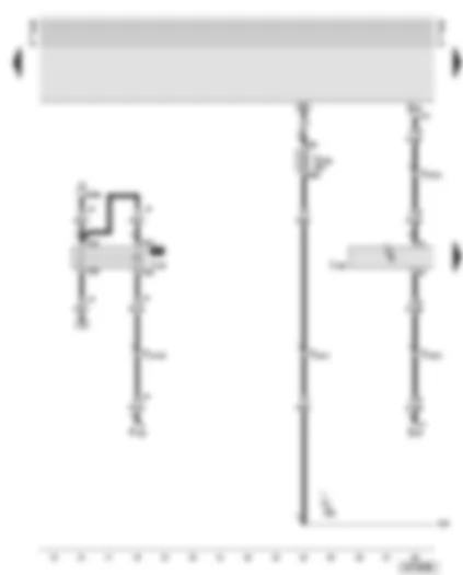 Wiring Diagram  AUDI A6 2002 - Motronic control unit - starter inhibitor relay