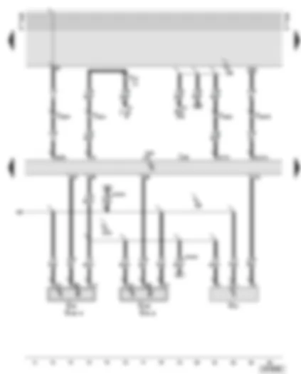 Wiring Diagram  AUDI A6 2001 - Motronic control unit - Hall senders