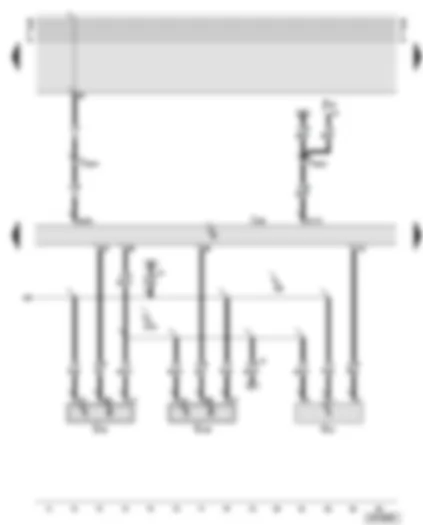 Wiring Diagram  AUDI A6 2002 - Motronic control unit - Hall senders