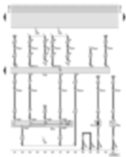 Wiring Diagram  AUDI A6 2001 - Motronic control unit - cruise control system switch