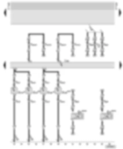 Wiring Diagram  AUDI A6 2001 - Side airbag crash sensor on driver