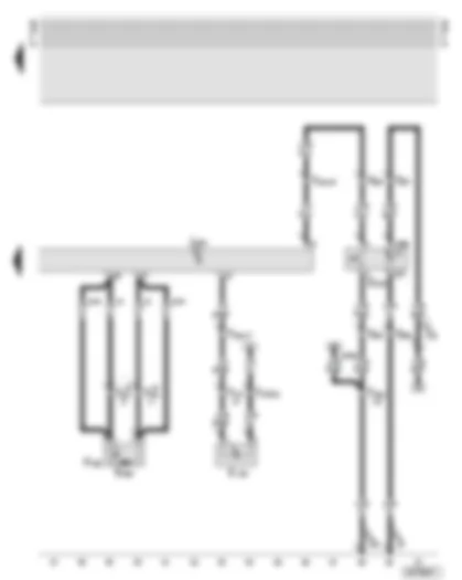 Wiring Diagram  AUDI A6 2001 - Rear belt tensioner igniter - centre - rear side airbags